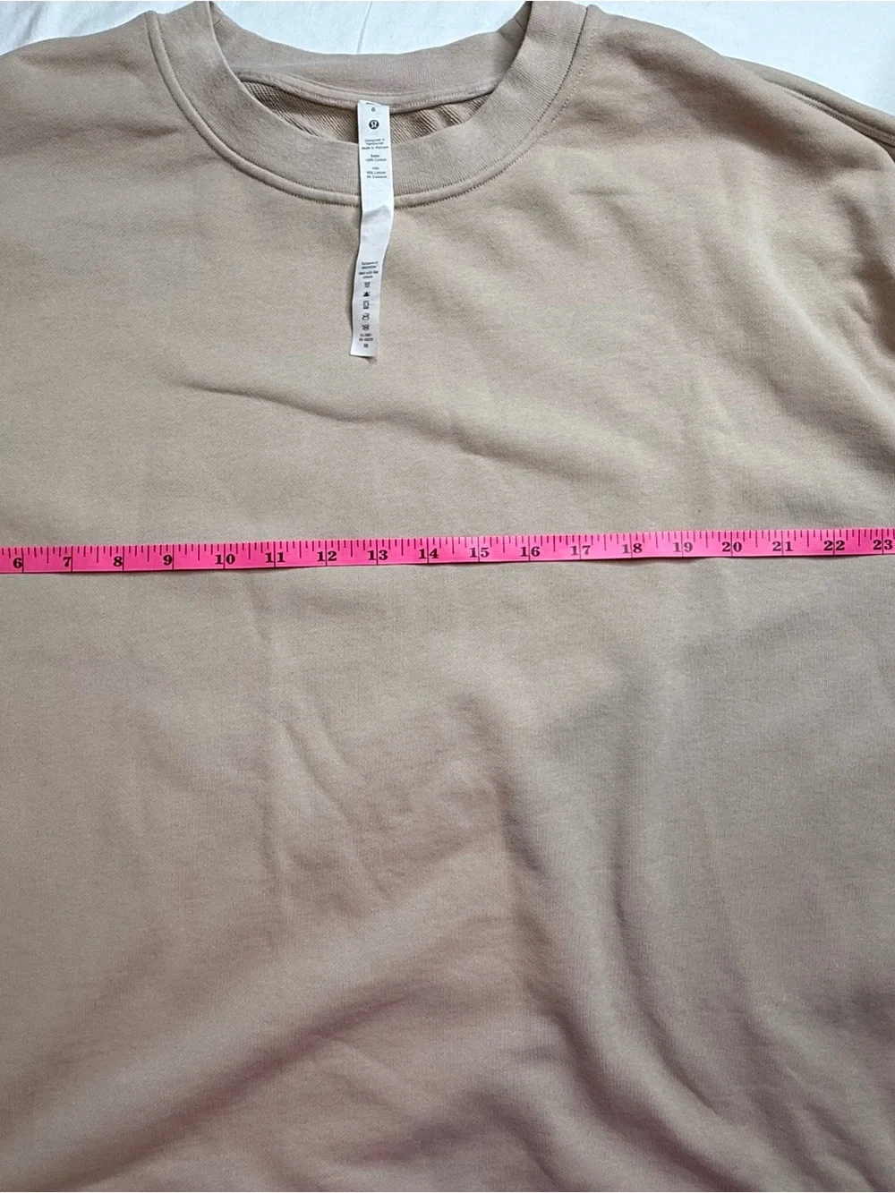 lululemon athletica Relaxed Crewneck Sweater in Light Beige